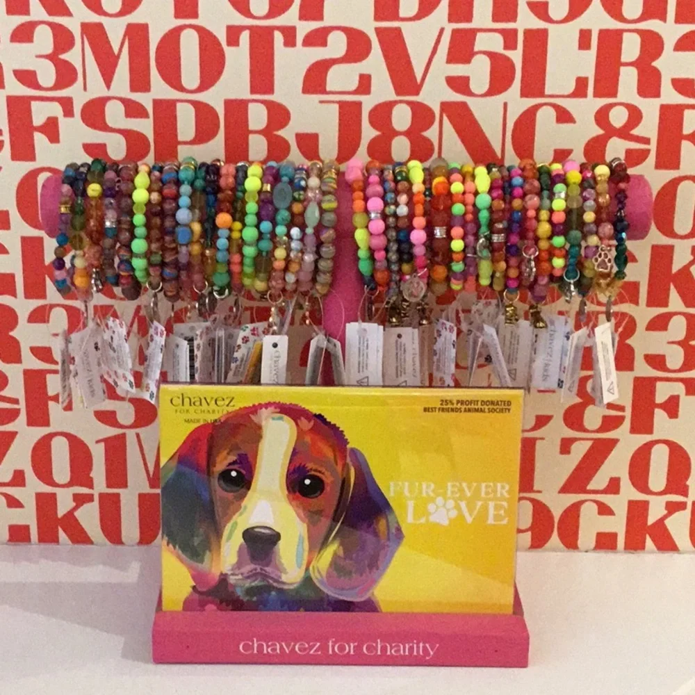 Chavez for Charity Dog Charm Bracelet, NWT